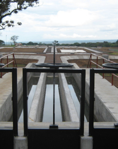 Infraestructura de una planta de tratamiento